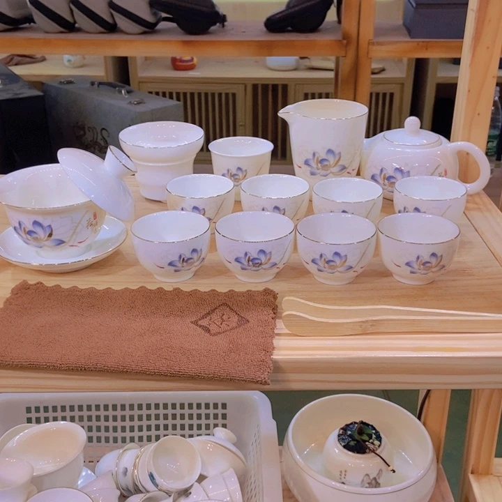 毕业套装茶壶盖碗全家福