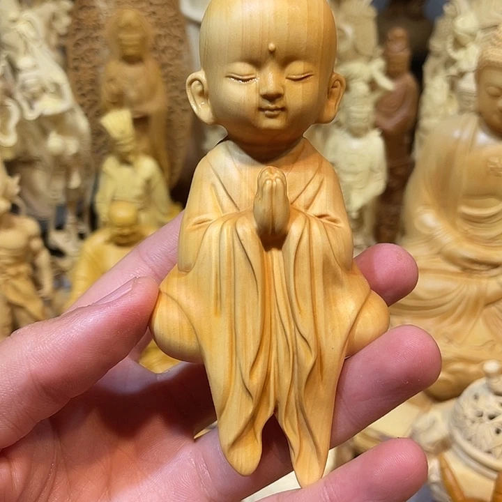 黄杨木黄杨木坐禅和尚