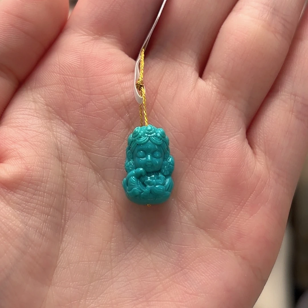 绿松石未镶嵌颈饰