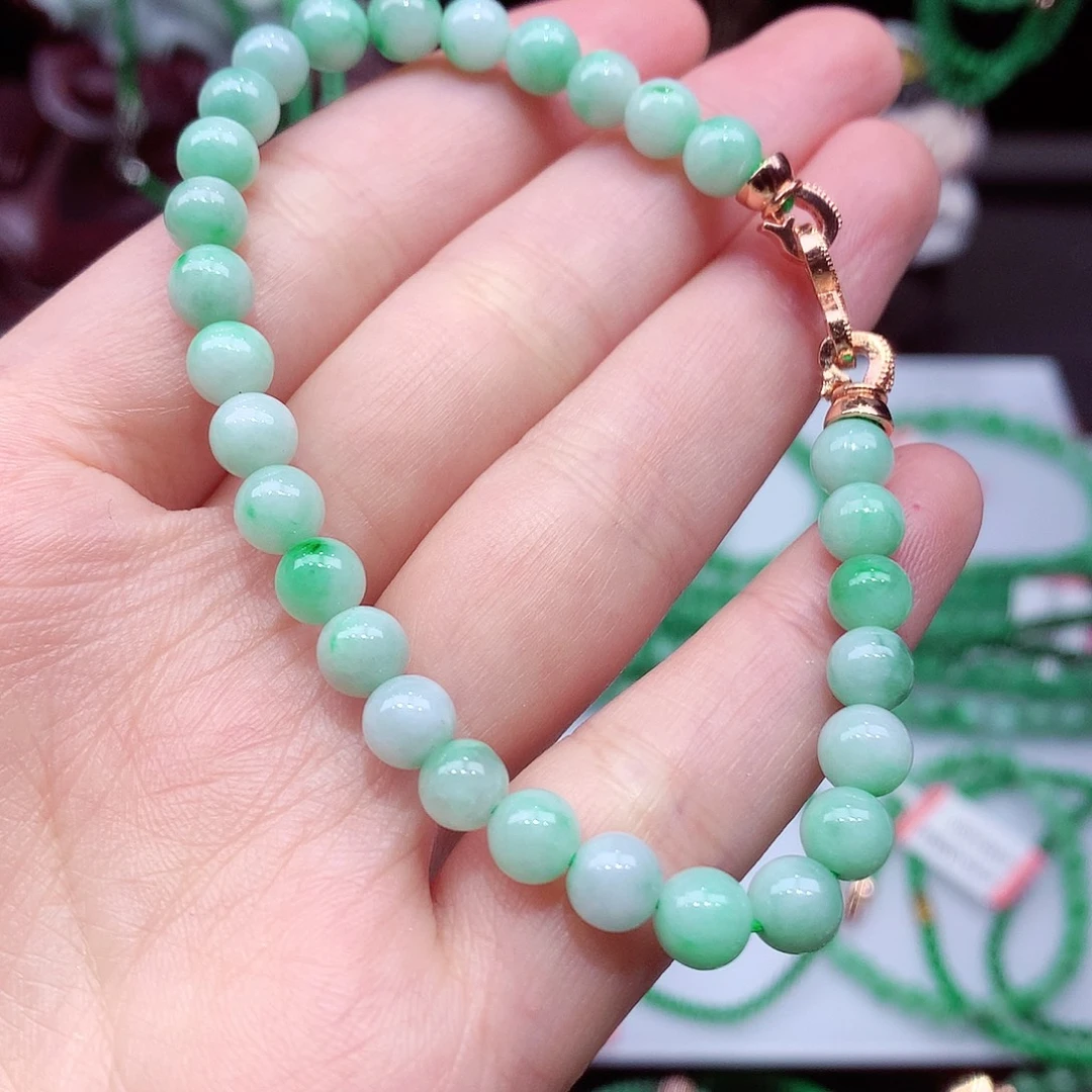 翡翠未镶嵌手链翡翠