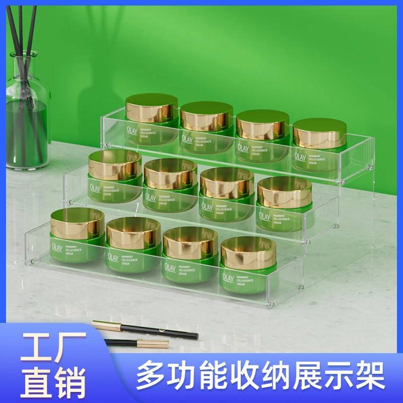 超市货架陈列展示架多层置物架化妆品口香糖收纳货架多功能展示架