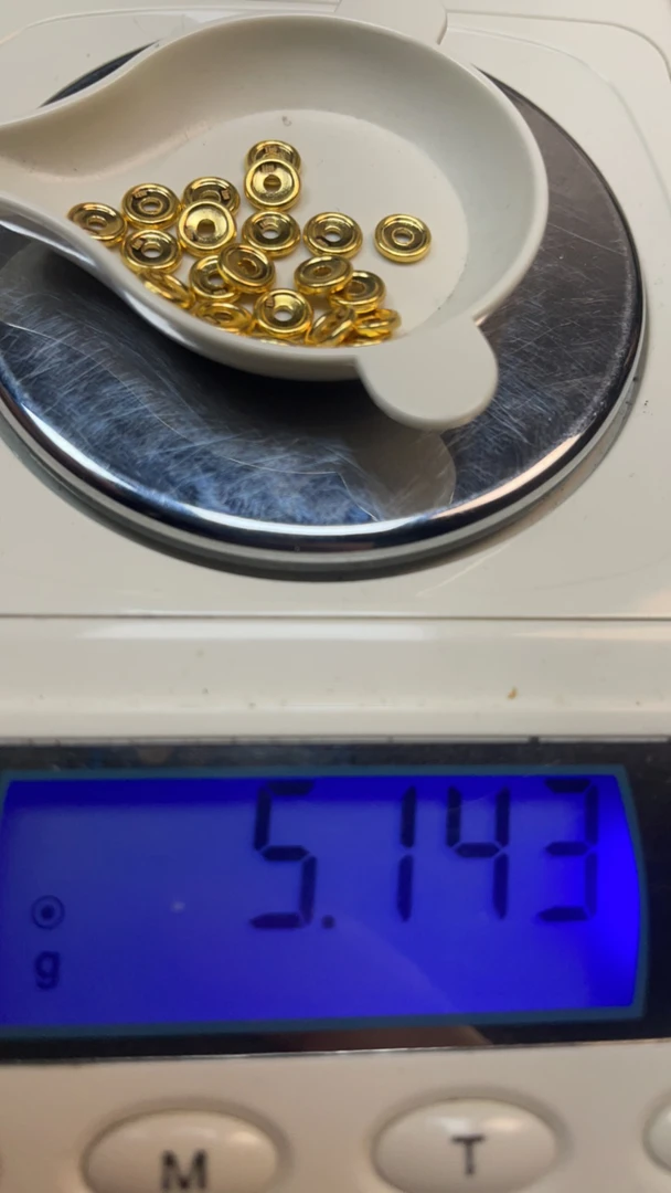 足金999配饰隔片