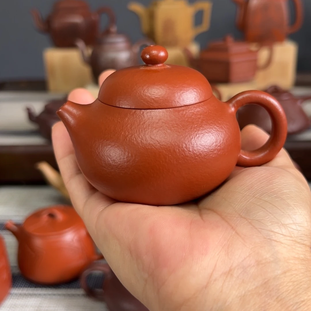 茶壶紫砂正***3文旦朱泥