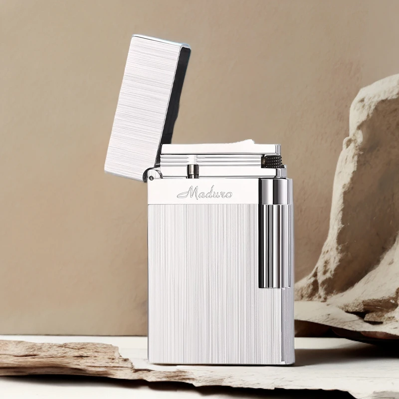 maduro朗声打火机气拉丝声音清脆创意男士礼物简约意大利火机漫步