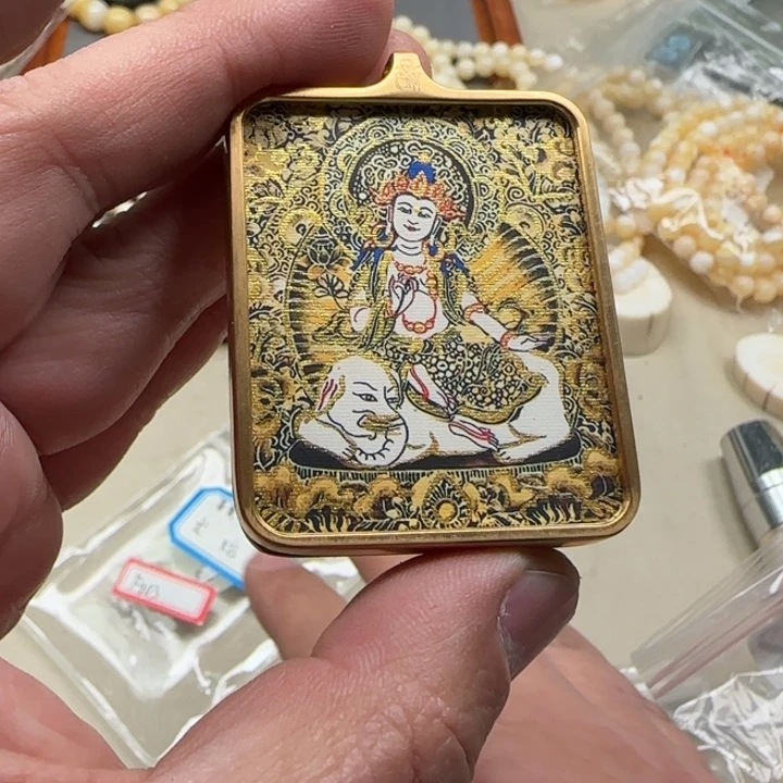 白玉菩提吊坠白色f103