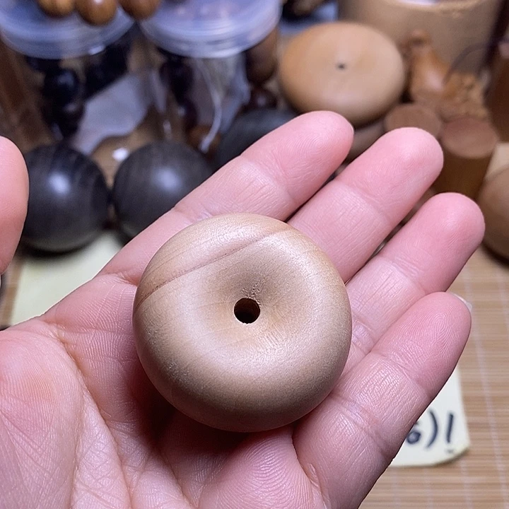 檀香木檀香大平安扣微瑕