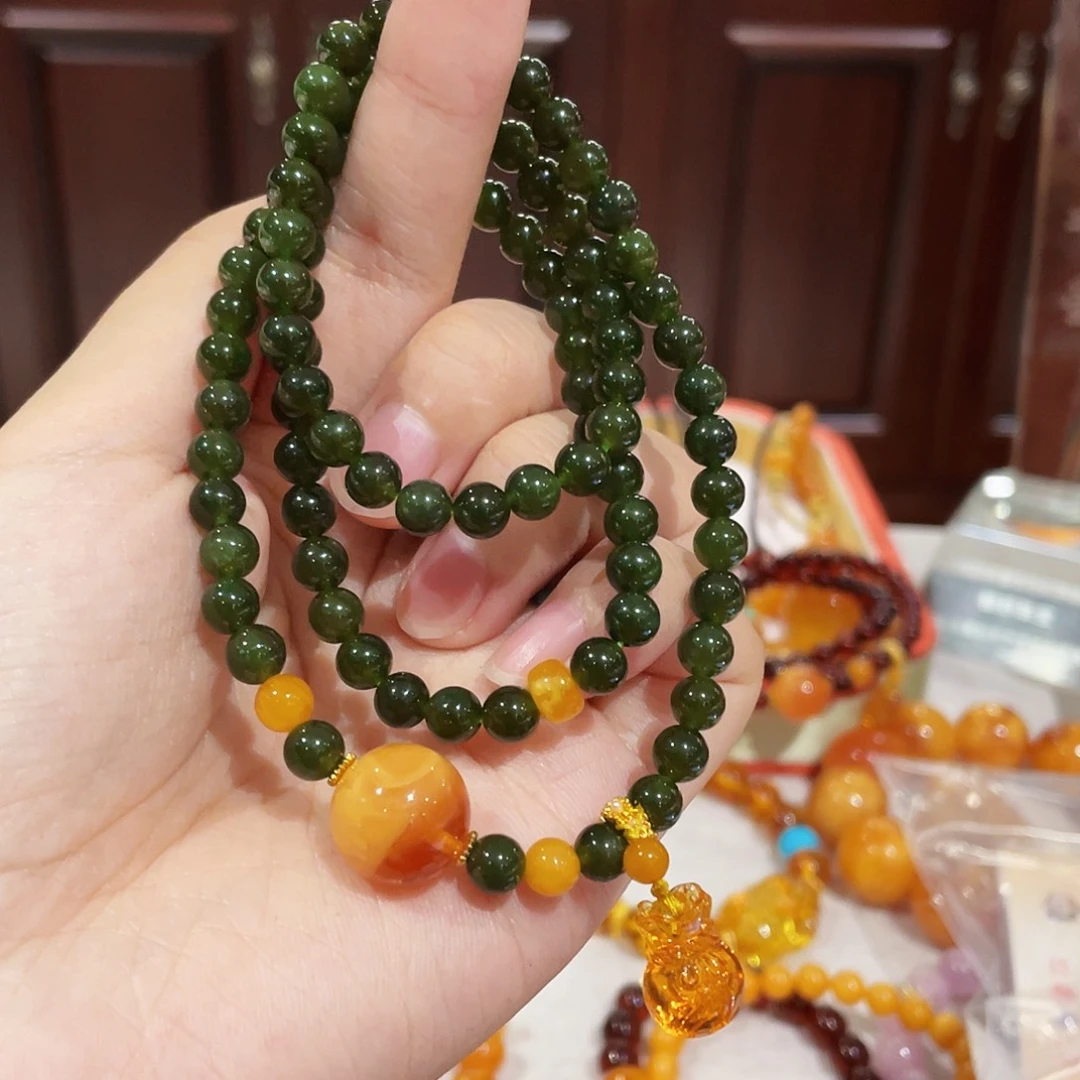 手链蜜蜡未镶嵌手串