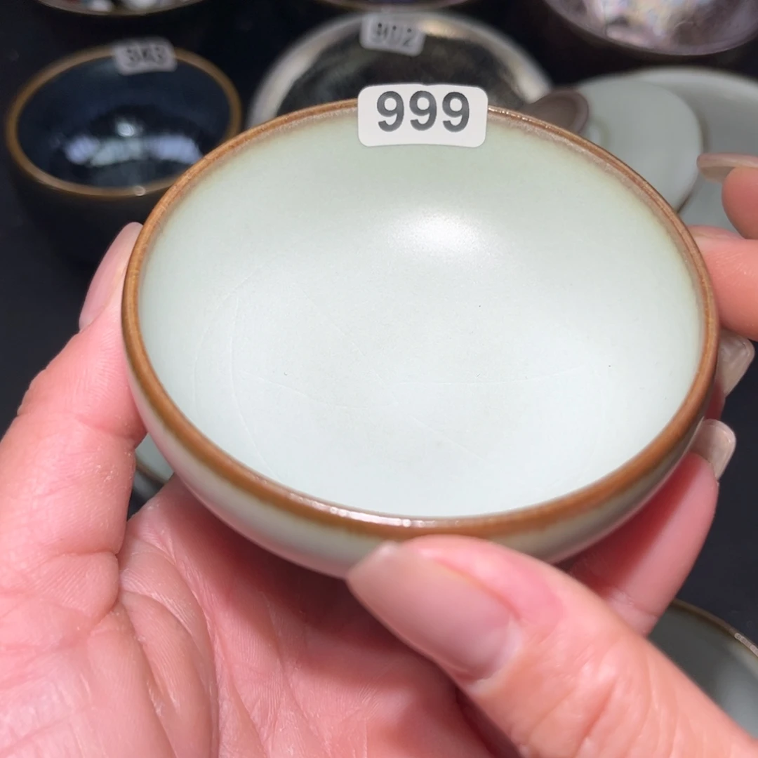 茶盏999 建盏单盏放大漏……