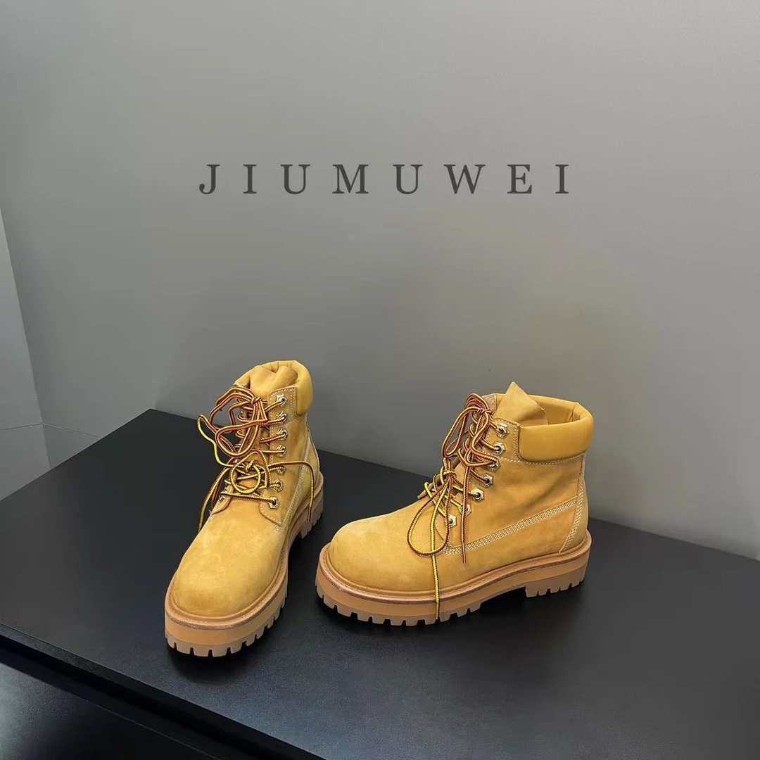 JIUMUWEI 【大黄蜂】早秋时尚马丁靴  2176  818-8