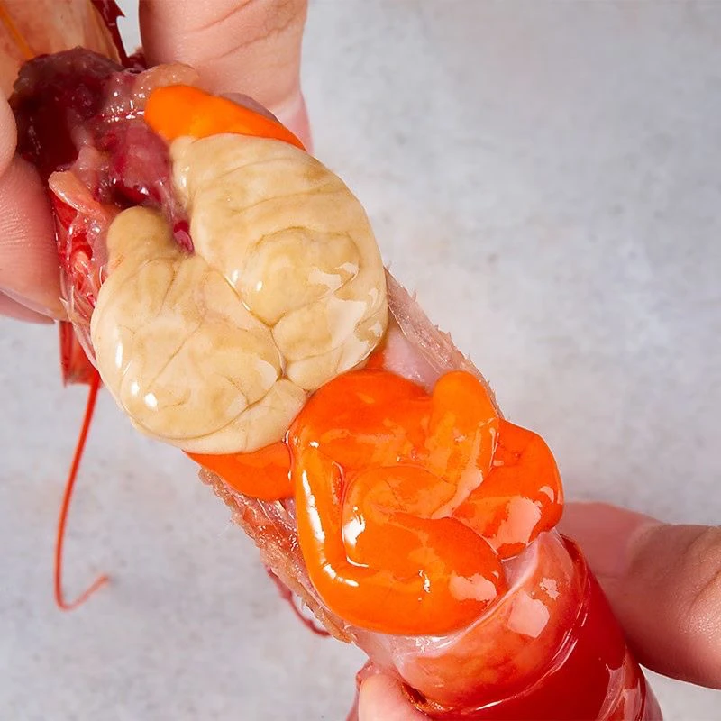 【顺丰空运】红魔虾刺身海虾鲜活超大生吃甜虾海虾新鲜冷冻300g/盒