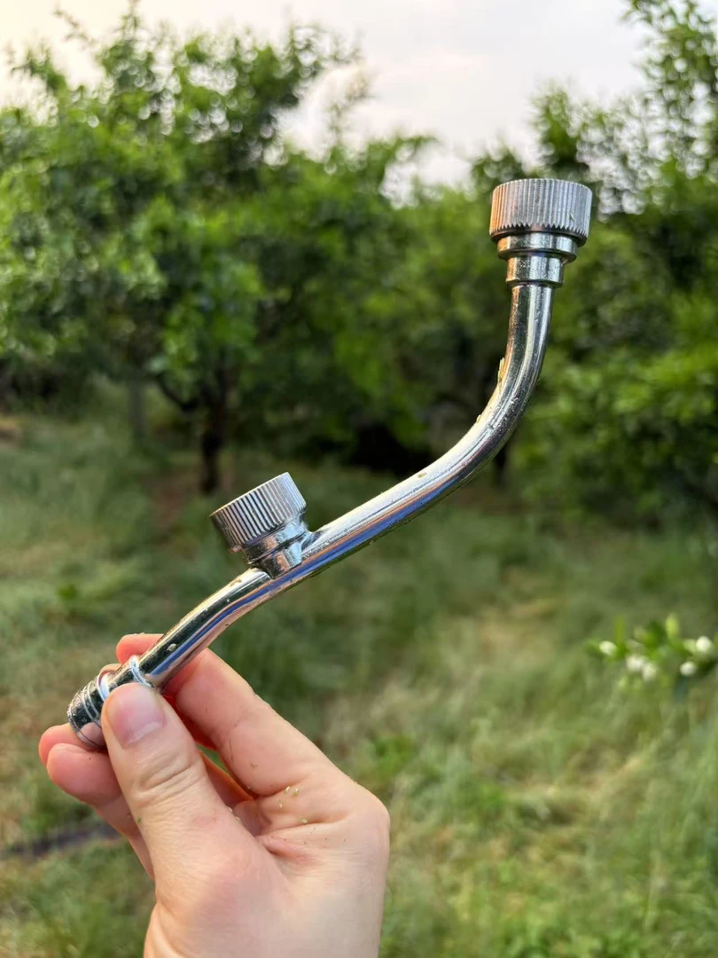 农用高压雾化扇形喷头喷雾器动力打药机旋转喷枪多孔园林KS