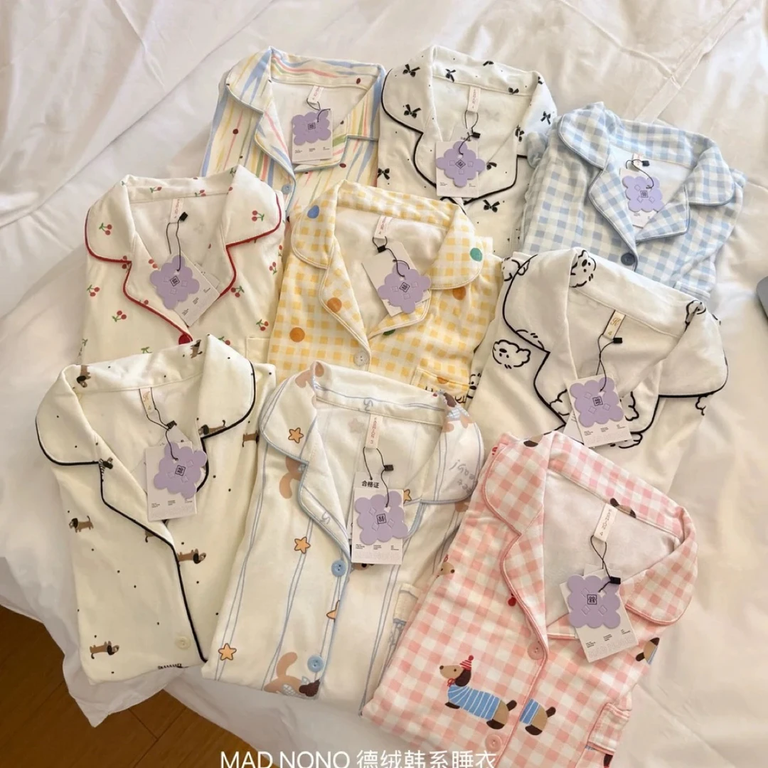 0303韩版时尚休闲百搭睡衣（本Q）