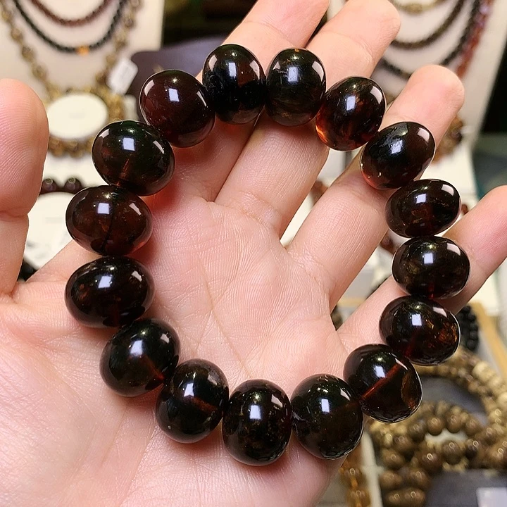 未镶嵌琥珀裸石抚顺琥珀17+