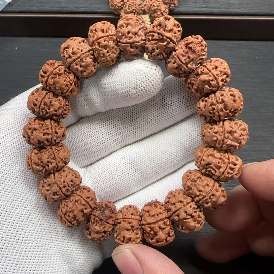 金刚菩提手串18mm天然纽扣（扇面）