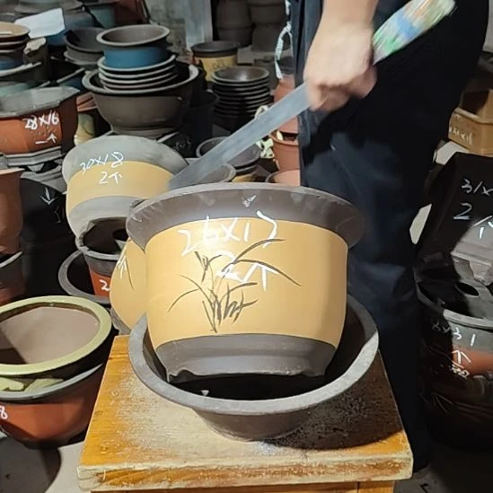 宜兴紫砂花盆清仓处理