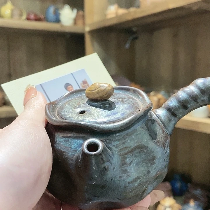 柴烧老岩泥高端茶器