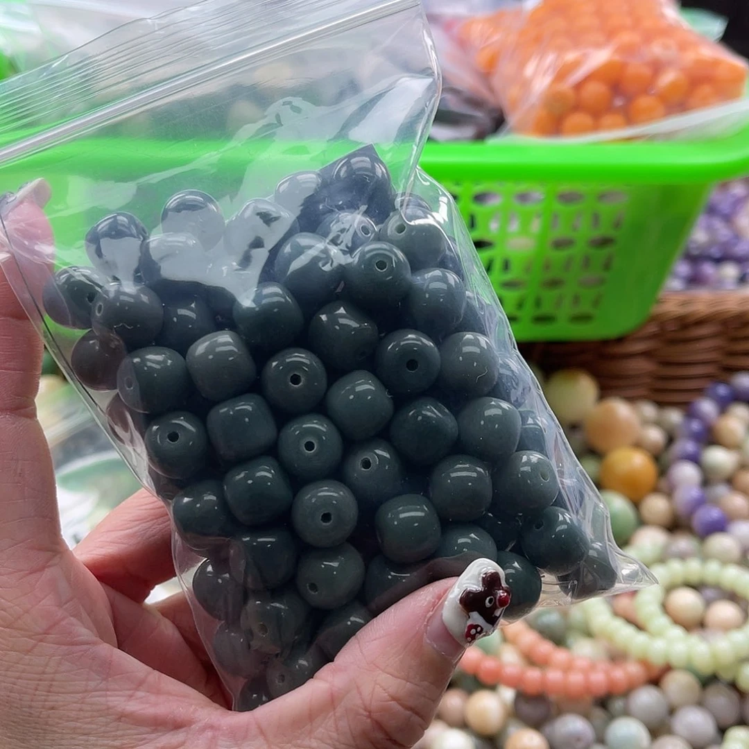 白玉菩提吊坠Z/11mm/80颗锅底