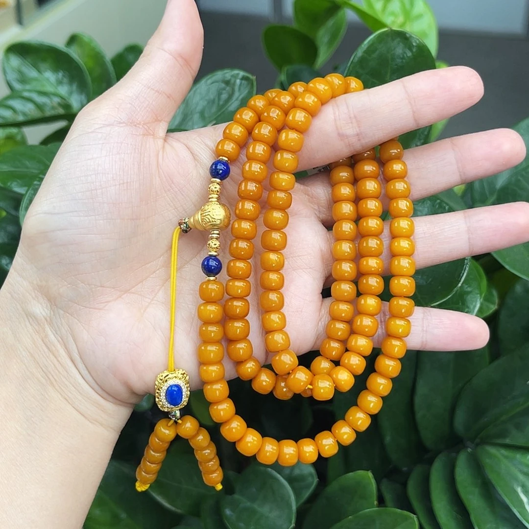 琥珀未镶嵌手链7m108 m多样性发其一