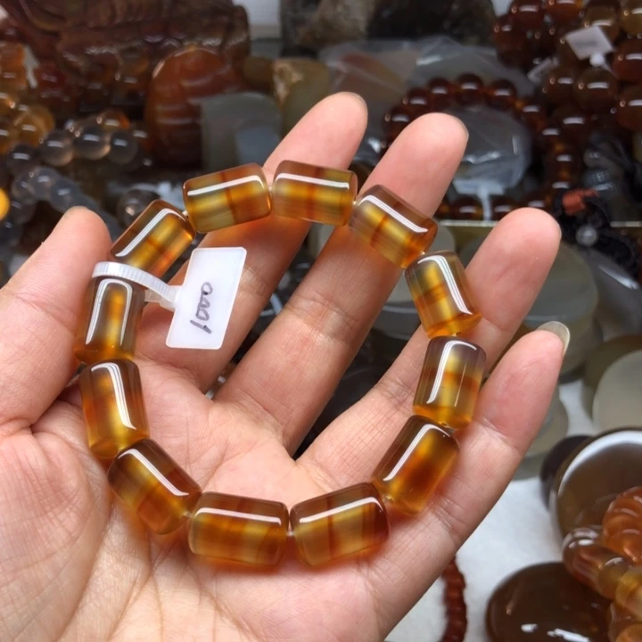 铁***人未镶嵌手链玛瑙/玉髓