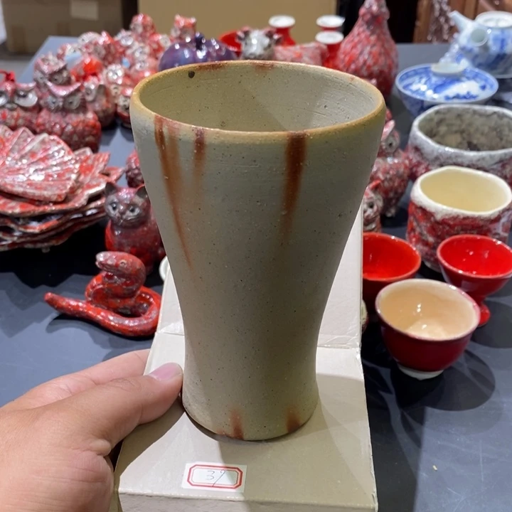 日本备前烧水屋杯大漏
