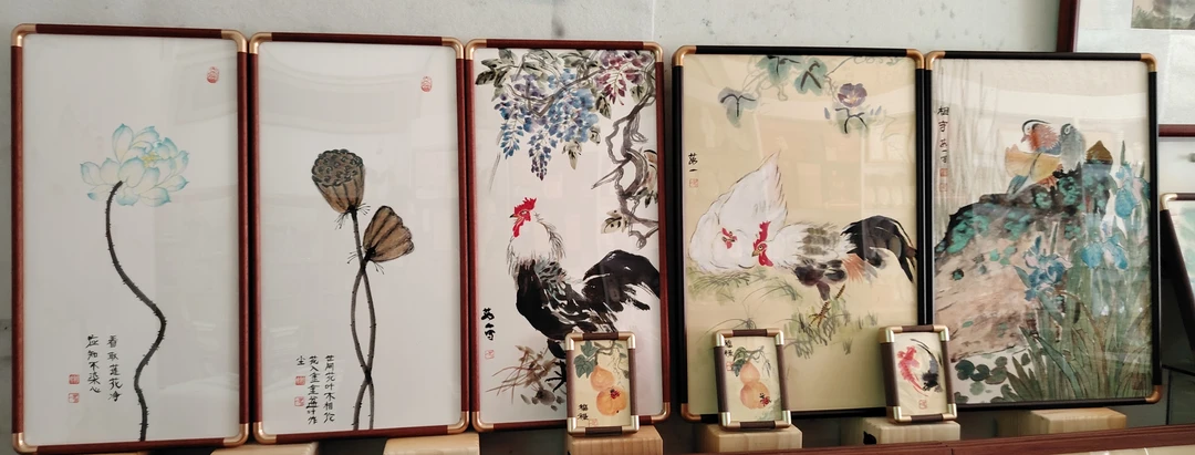 直播宠粉作品带框发货，任选一幅