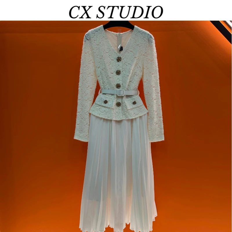 {暖暖}编码01 经典收腰轻奢时尚春季连衣裙（定制女装）S1684