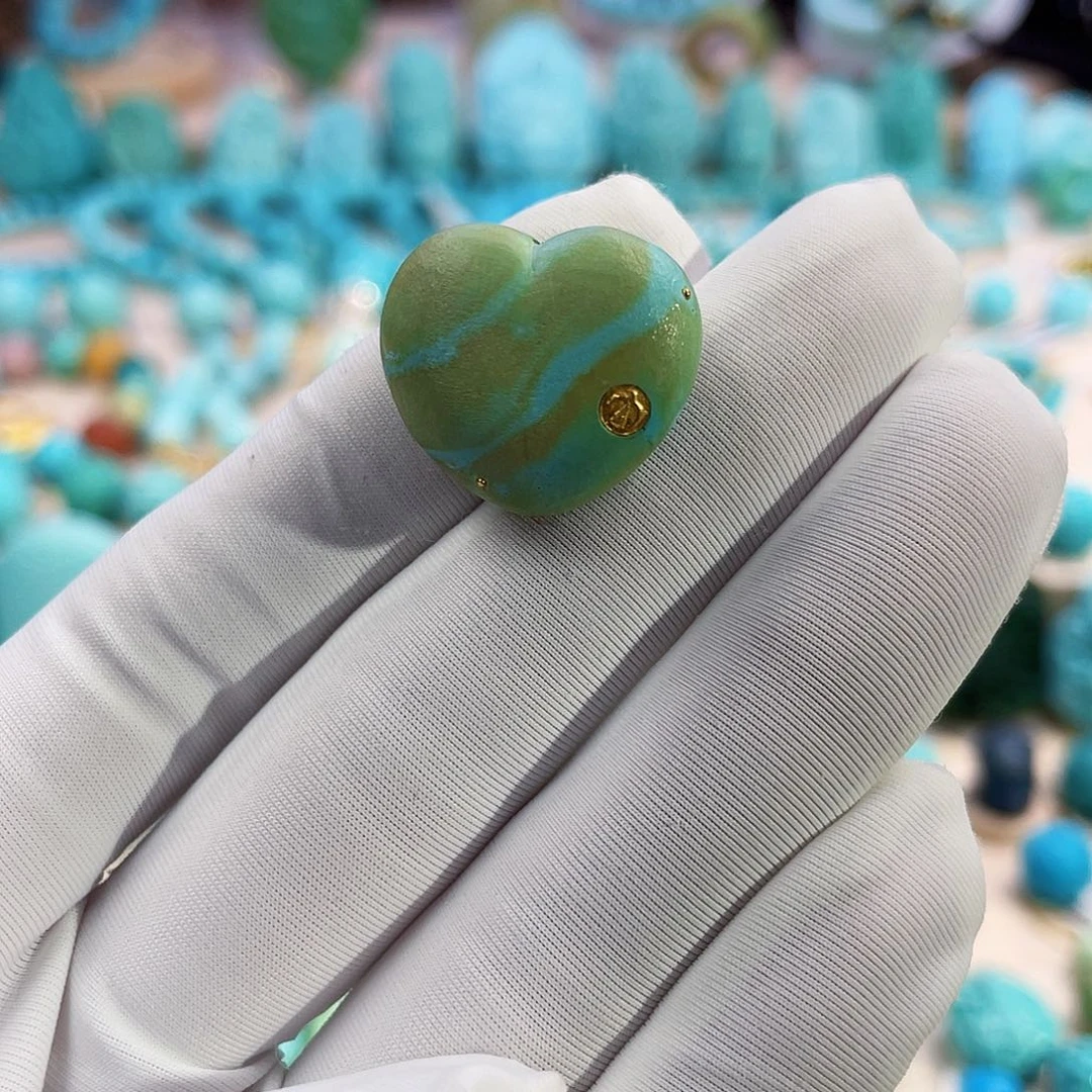 绿松石珠宝奇石未镶嵌