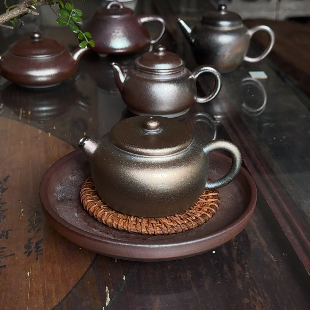 建水紫陶柴烧茶具