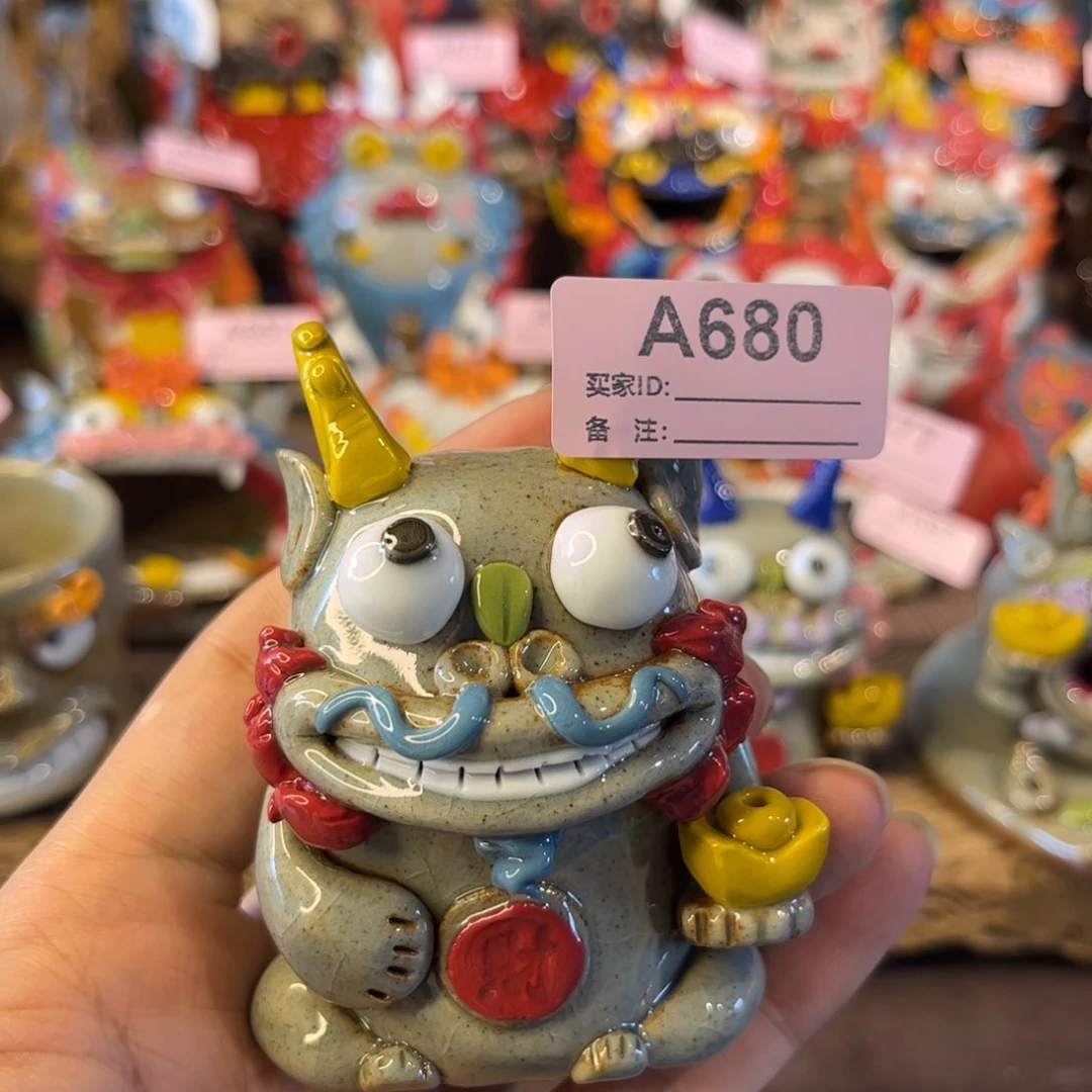 该***用泥塑纯手工茶宠摆件