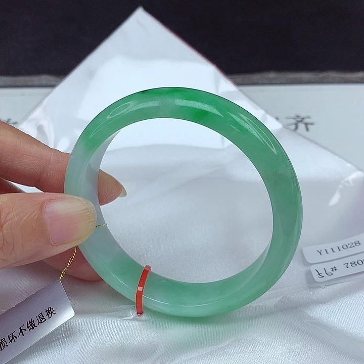 未镶嵌手镯翡翠56圈1028