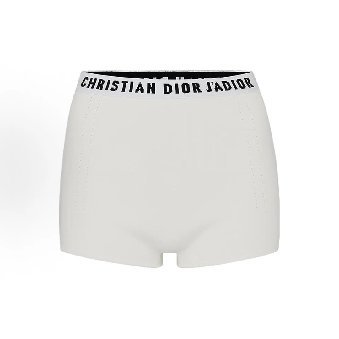 99新 DIOR/迪奥 DIOR迪奥字母腰边紧身短款打底裤M码/E50254