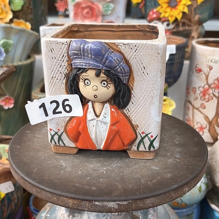 紫砂花盆粗陶材质多肉花盆