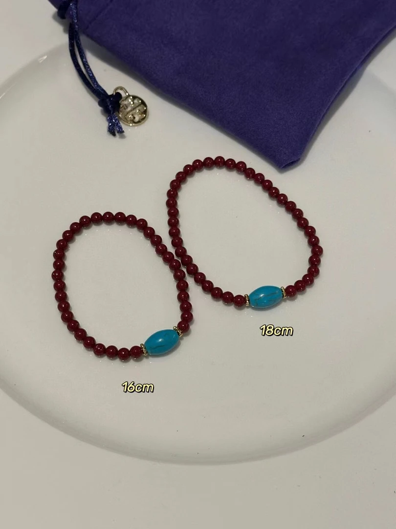 铜合金树脂手链 新款简约轻奢百搭时尚拼色珠珠手链SC6