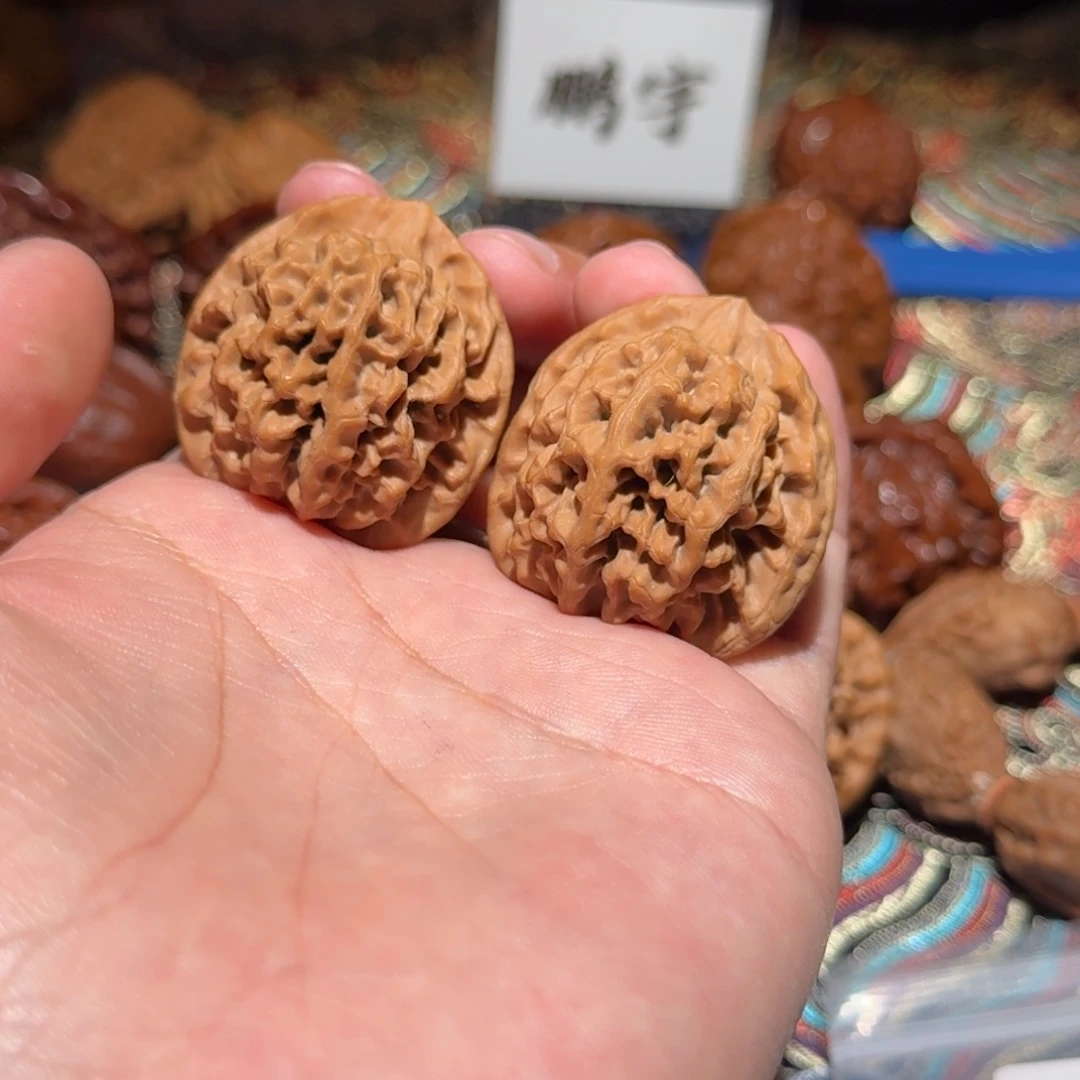 把件核桃1235号35秦闷秦闷文玩