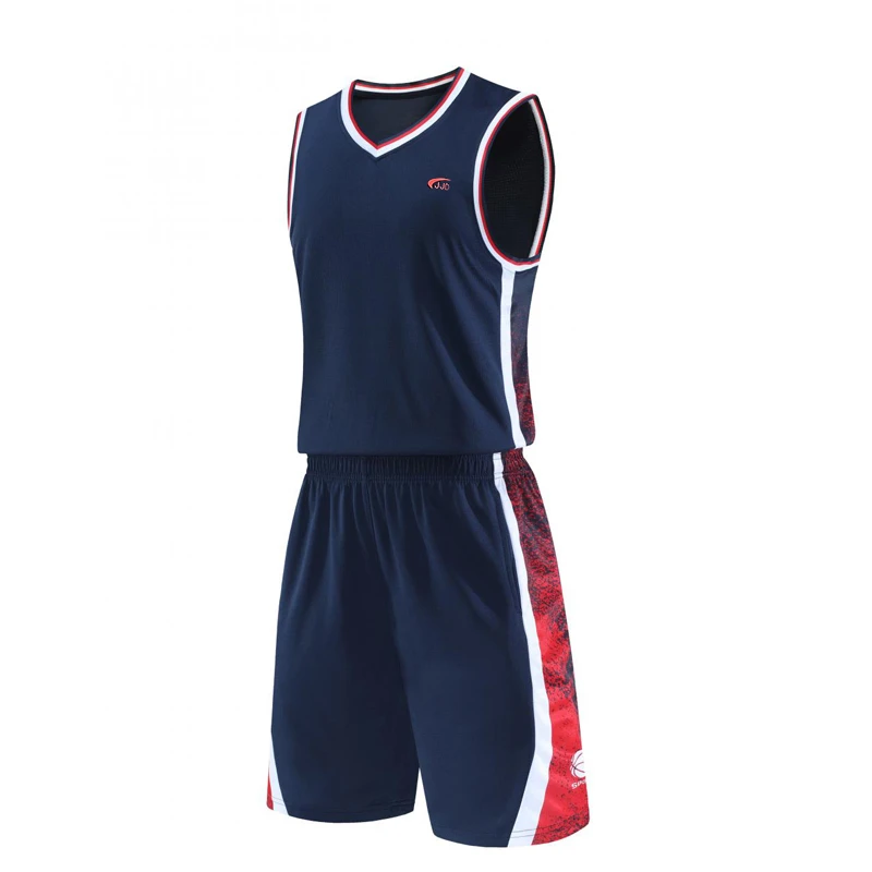 夏季男士篮球服套装无袖速干冰丝运动训练球衣短裤跑步健身两件套