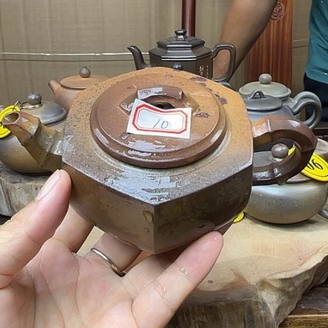 戬谷龙窑柴烧茶壶10