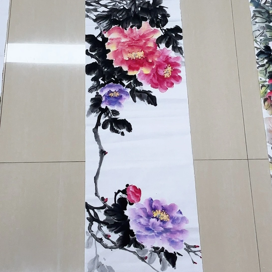 国画国画作品多次