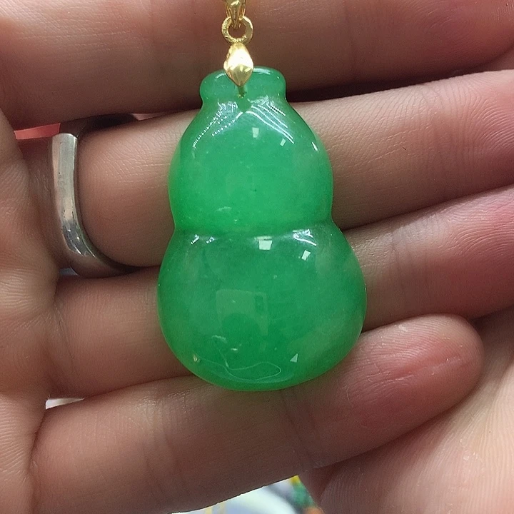 翡翠银S925镶嵌颈饰