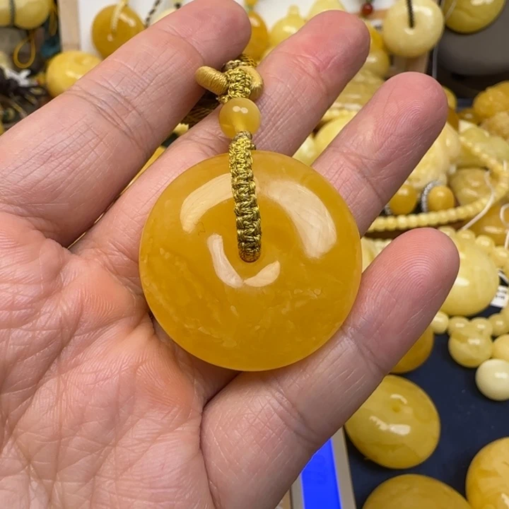 蜜蜡未镶嵌颈饰天然蜜蜡