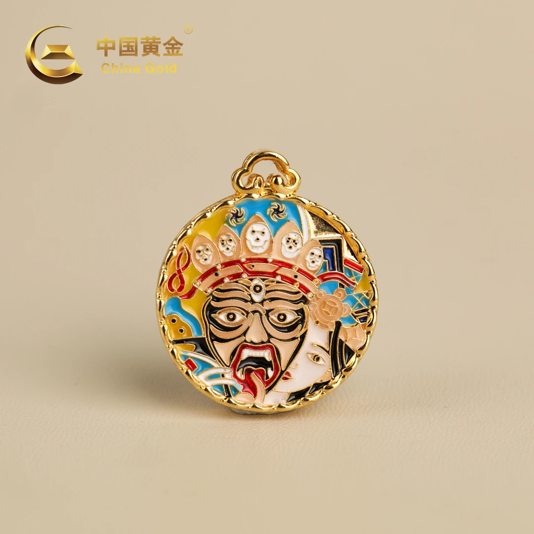 【中国黄金】财趋 | 玛瑙*吊坠*18K金镶嵌-D9367-Y