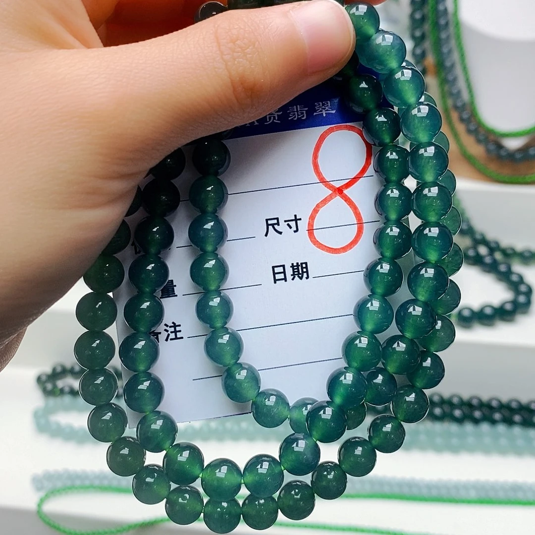 翡翠未镶嵌手链翡翠