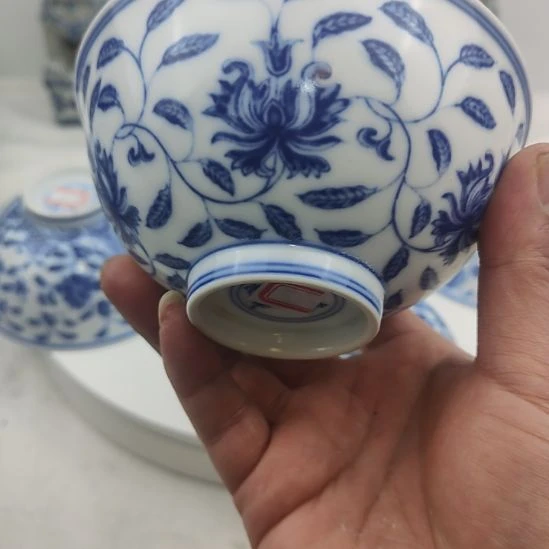 用***5陶其他青花小碗一件全品