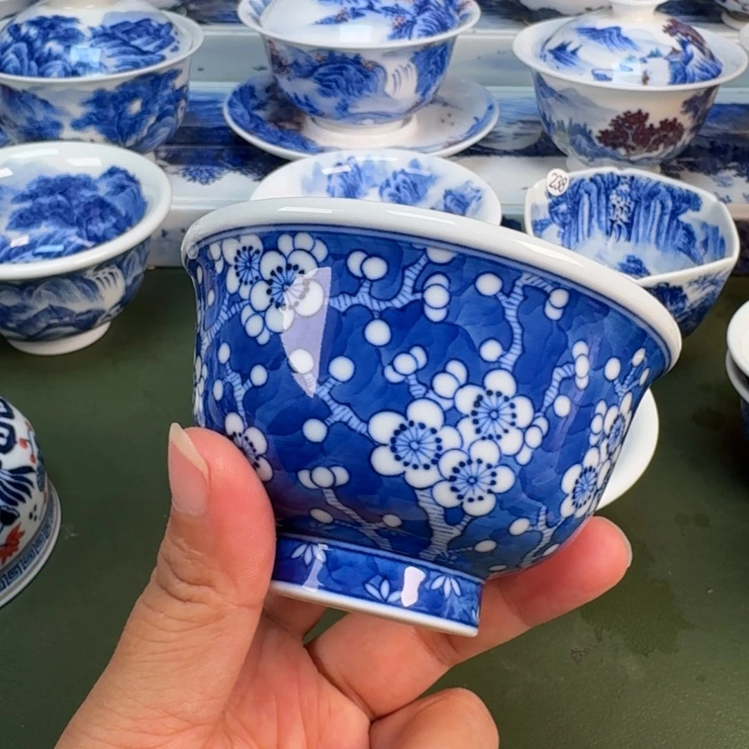 景德镇纯手绘茶具圆圆242