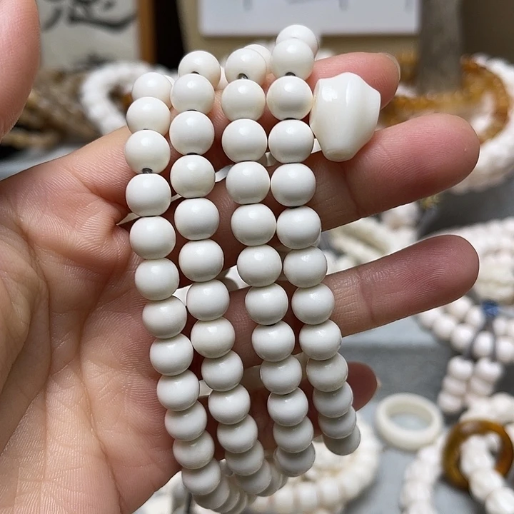 香榧木鹿角0.8圆珠精品108鲨鱼呗