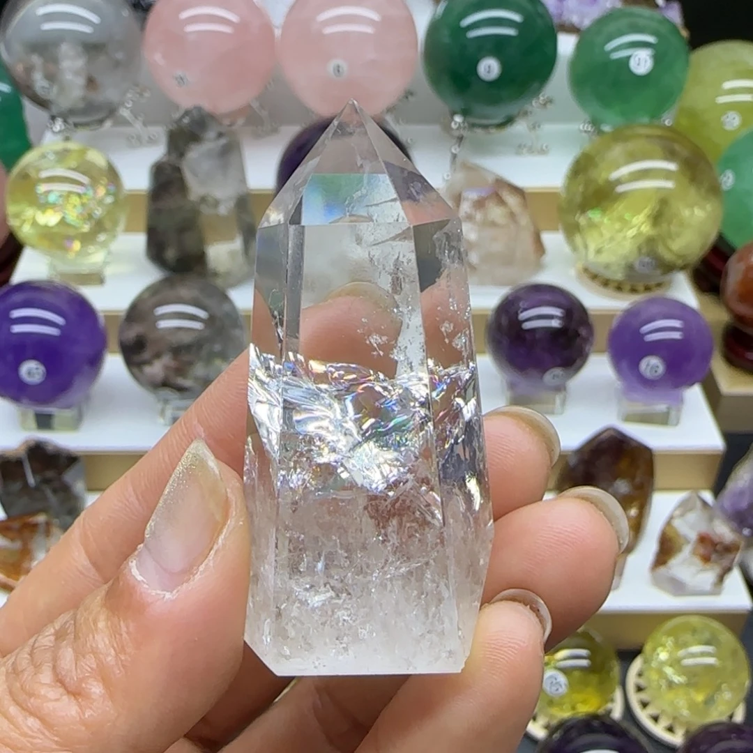 水晶珠宝半成品未镶嵌白水晶 高54.8mm