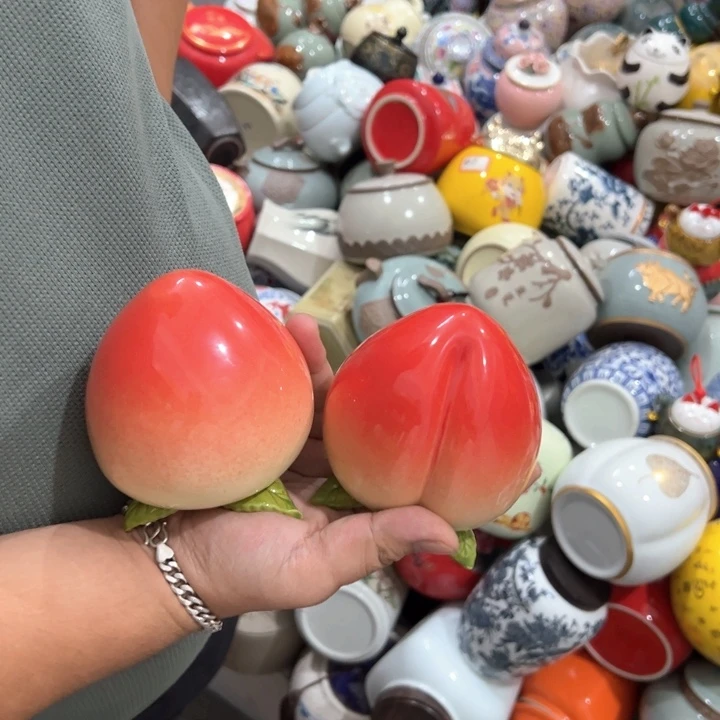 瑕疵福利品陶瓷茶叶罐介意勿拍