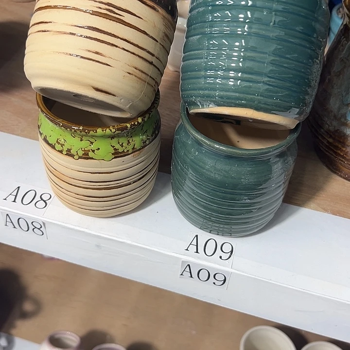 微瑕陶瓷花盆满9.9发