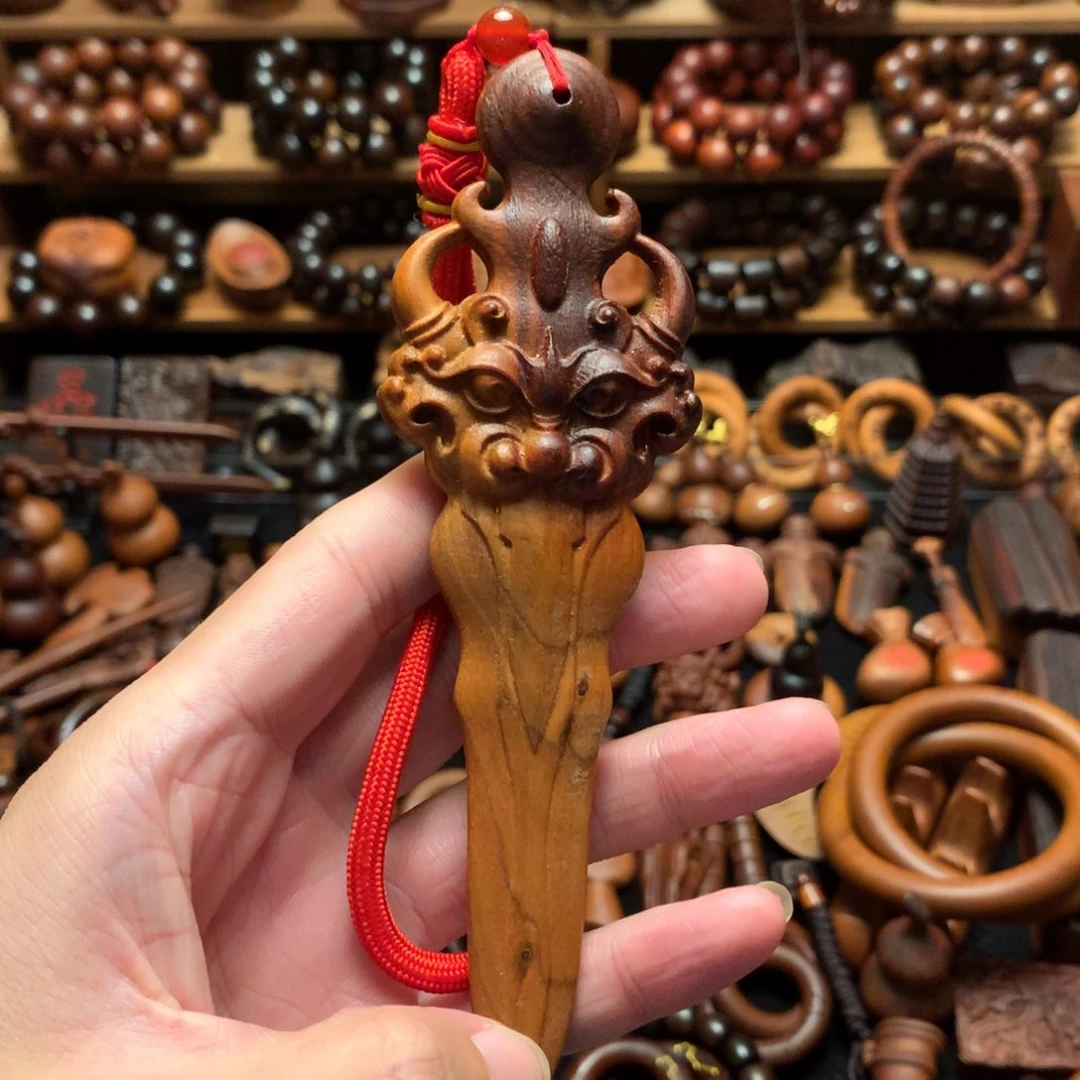 枣木桃木狮咬剑15公分