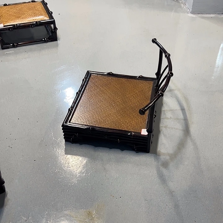 光***茶笻竹家具笻竹两张