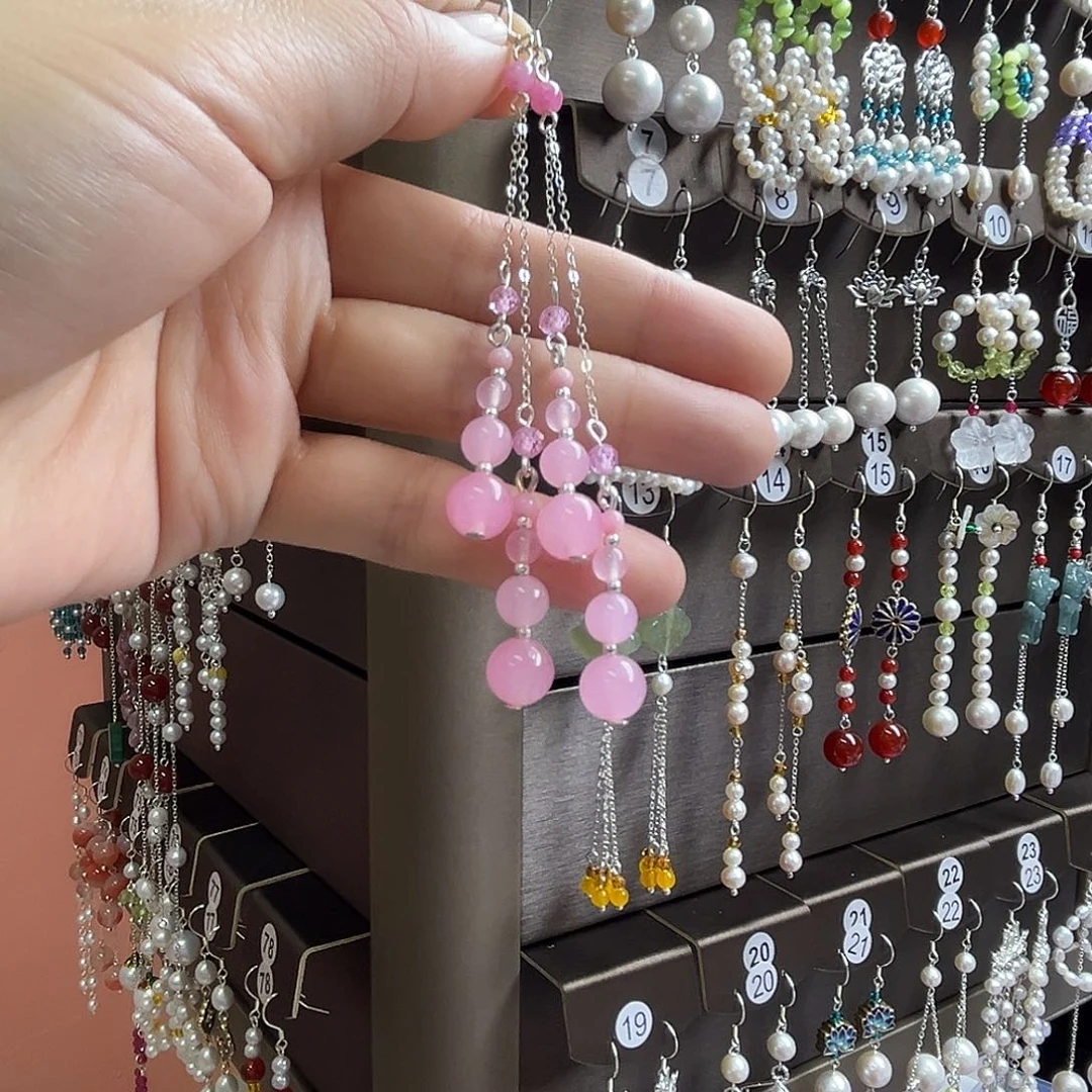 925银博雅手作S925纯银耳饰 福利款6